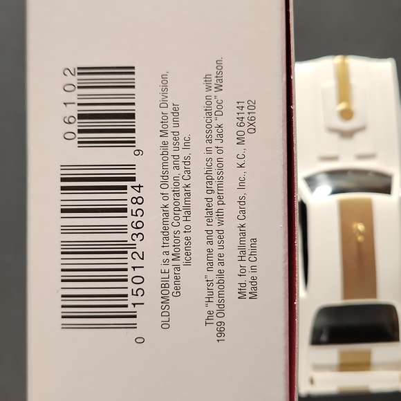 1969 Hurst Oldsmobile 442 Collector's Series Ornament VTG 1997 GM - Picture 15 of 17